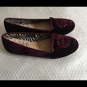 Ugg Alloway Burgundy Slippers